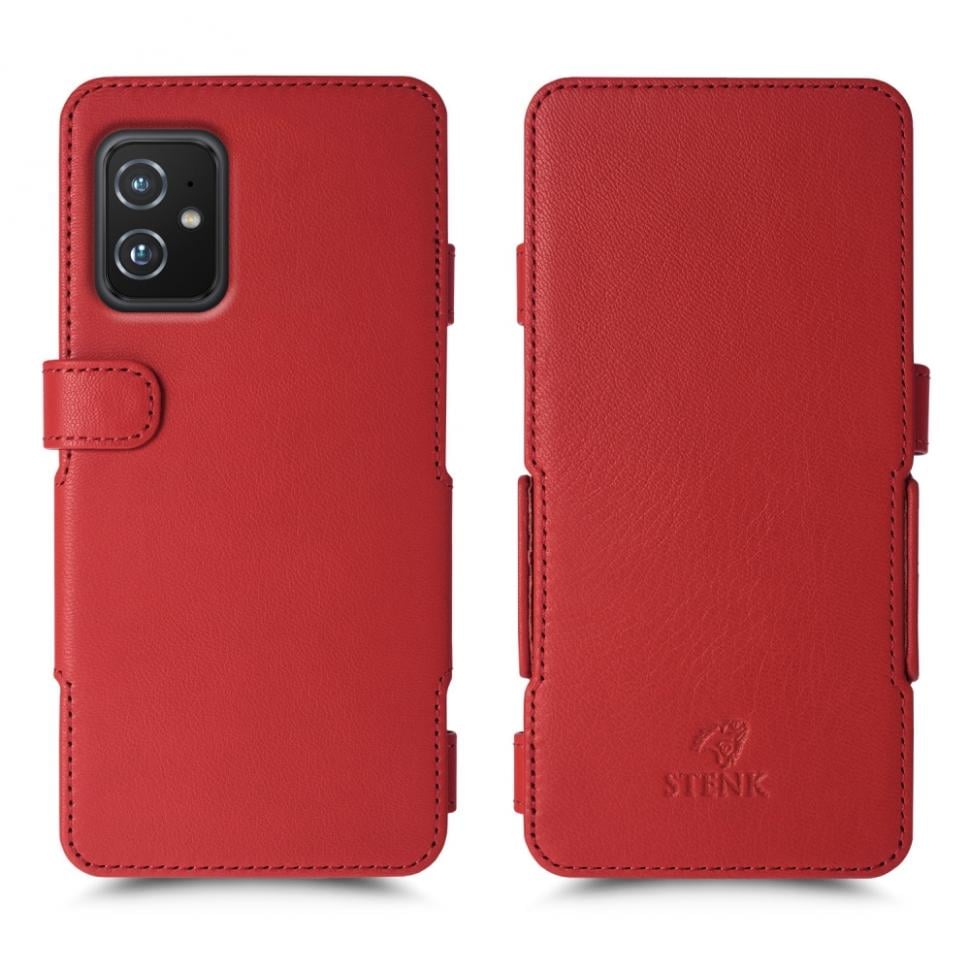 Чехол книжка Stenk Prime для ASUS ZenFone 8 Красный (69042)