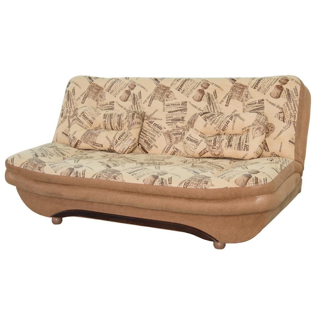 Диван раскладной Мебель-Сервис Стелла еврокнижка ДСП/металл ткань Палермо Бежевый