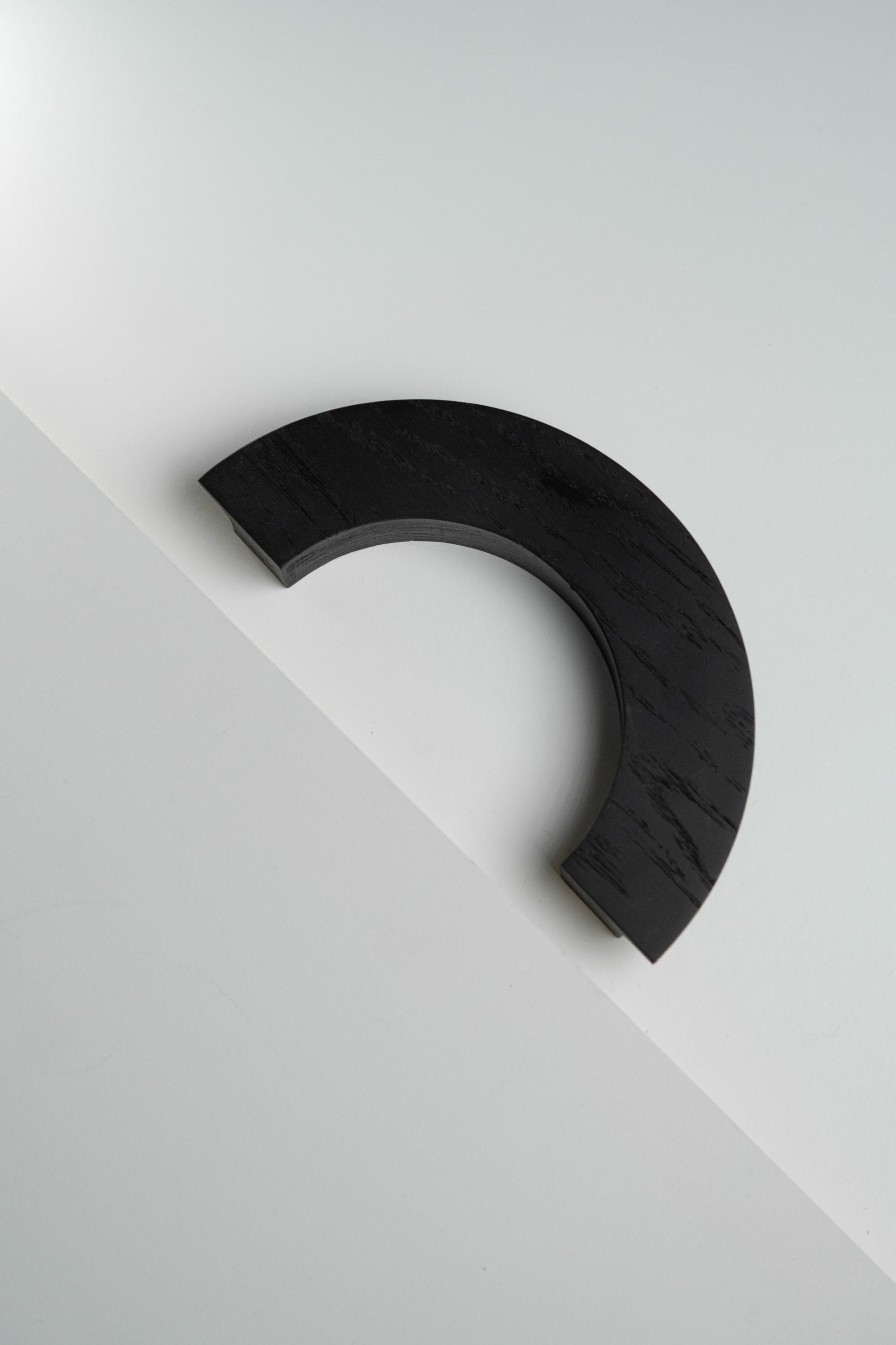 Меблева ручка Bagel із дерева Black 180 мм - фото 2 Меблева ручка Bagel із дерева Black 180 мм - фото 2