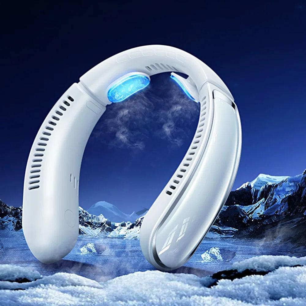 Вентилятор подвесной на шею Remax F20 с аккумулятором 4000 mAh White (000517) - фото 3 Вентилятор подвесной на шею Remax F20 с аккумулятором 4000 mAh White (000517) - фото 3