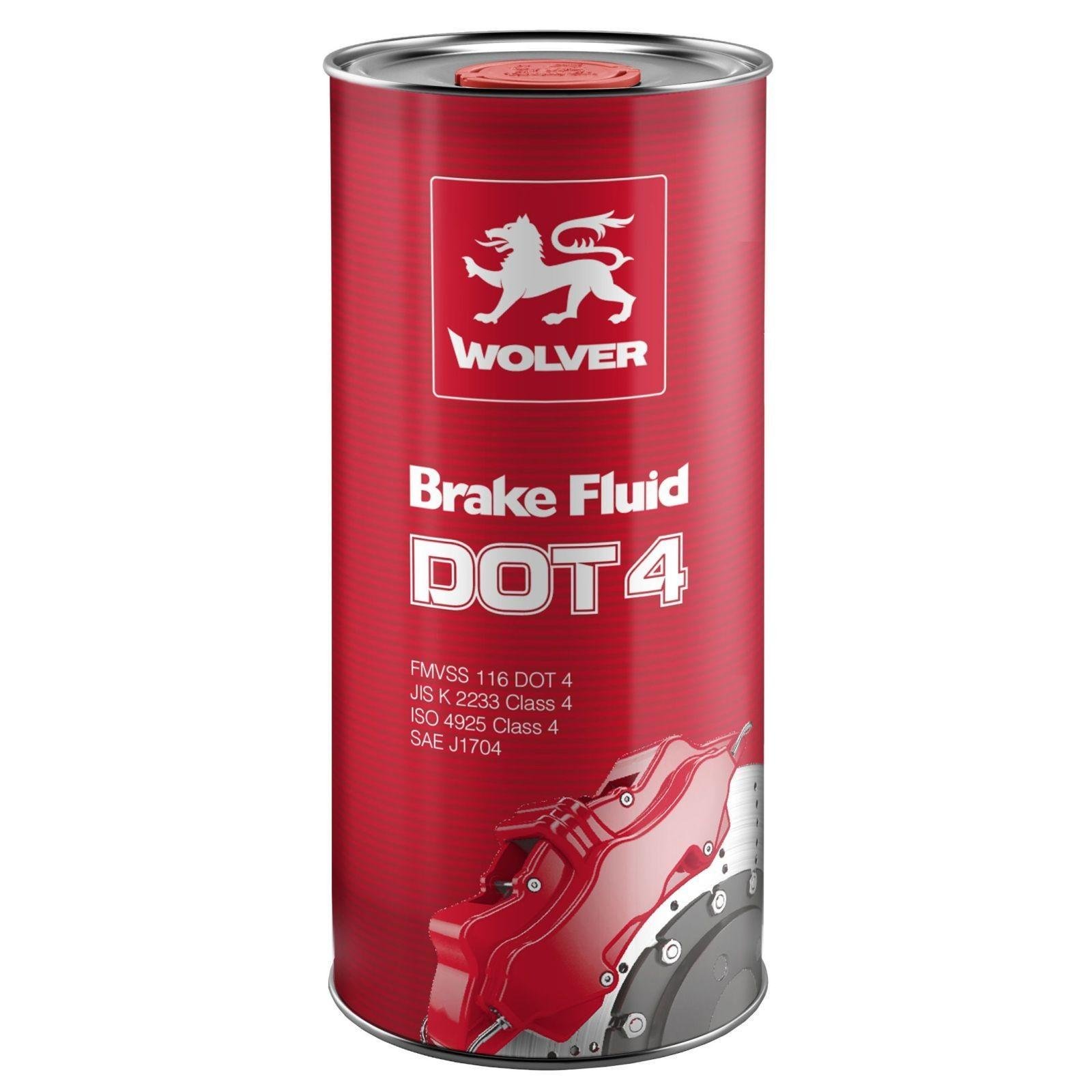 Тормозная жидкость WOLVER DOT 4 500 мл (4260360948565)