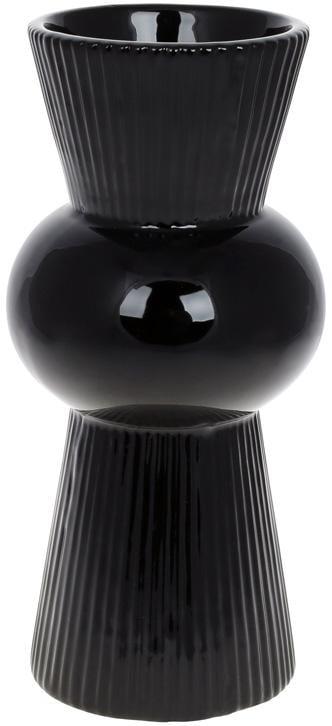 Ваза керамическая Stone Flower 12,3х12,3х26,5 см Черный (BD-733-482)