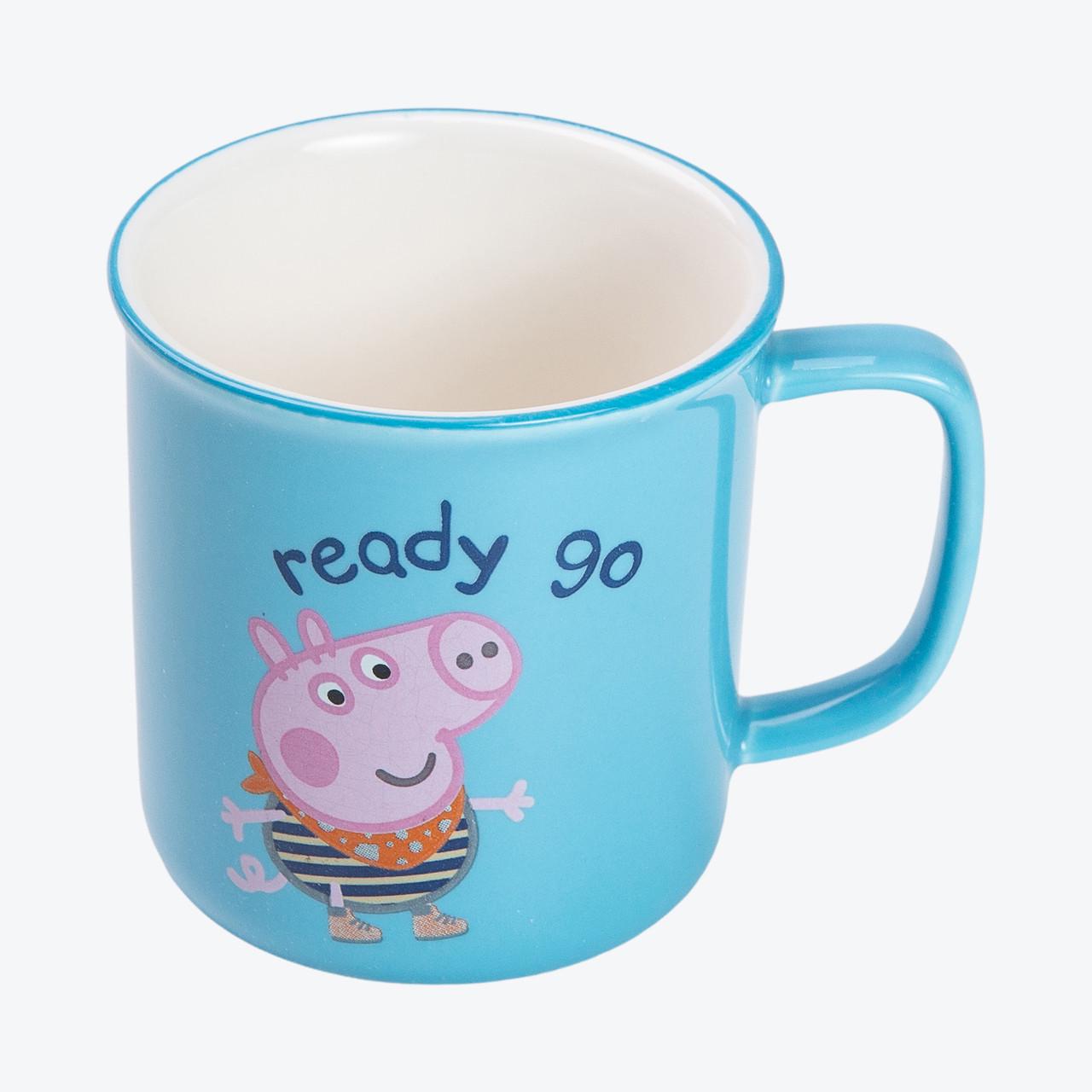 Набір чашок Peppa Pig 150 мл 6 шт. Синій (2450442763) - фото 3 Набір чашок Peppa Pig 150 мл 6 шт. Синій (2450442763) - фото 3