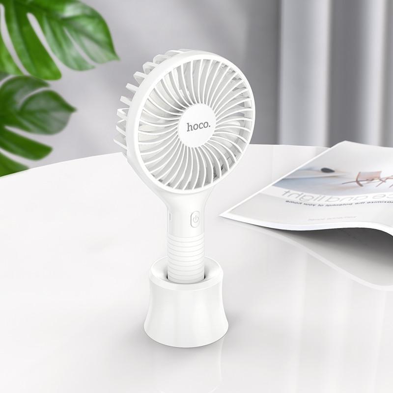 Вентилятор Hoco Mickey hand fan F13 5H Ultra-Quiet White