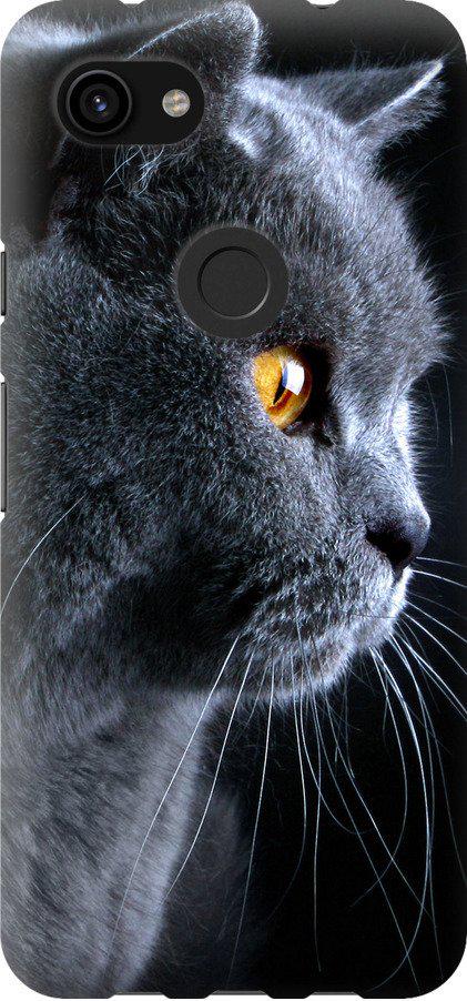 Чехол на Google Pixel 3a Красивый кот (3038t-1700-42517)
