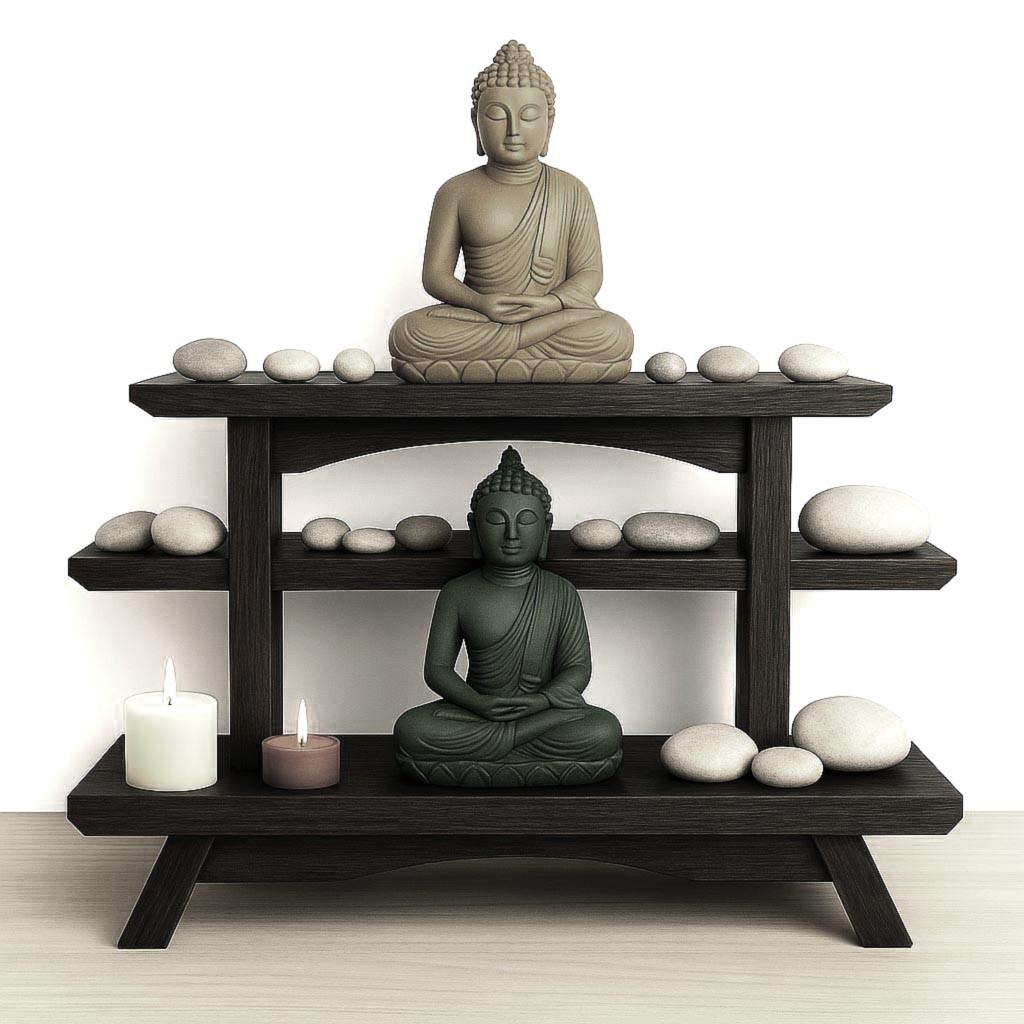 Алтарь для медитации из дерева Джавар Венге (ЛАТ-013712)