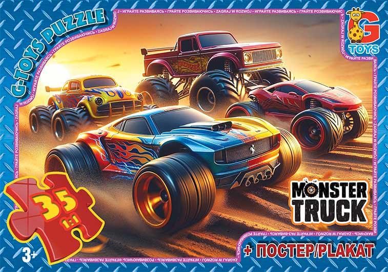 Пазли G-Toys із серії Монстер траки 35 ел. (MTT-186741) Пазли G-Toys із серії Монстер траки 35 ел. (MTT-186741)