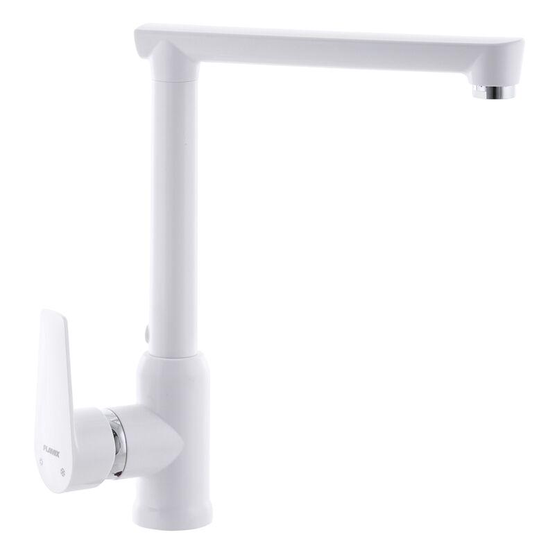Смеситель для кухни Plamix Mario-017 White без подводки (PM0557)