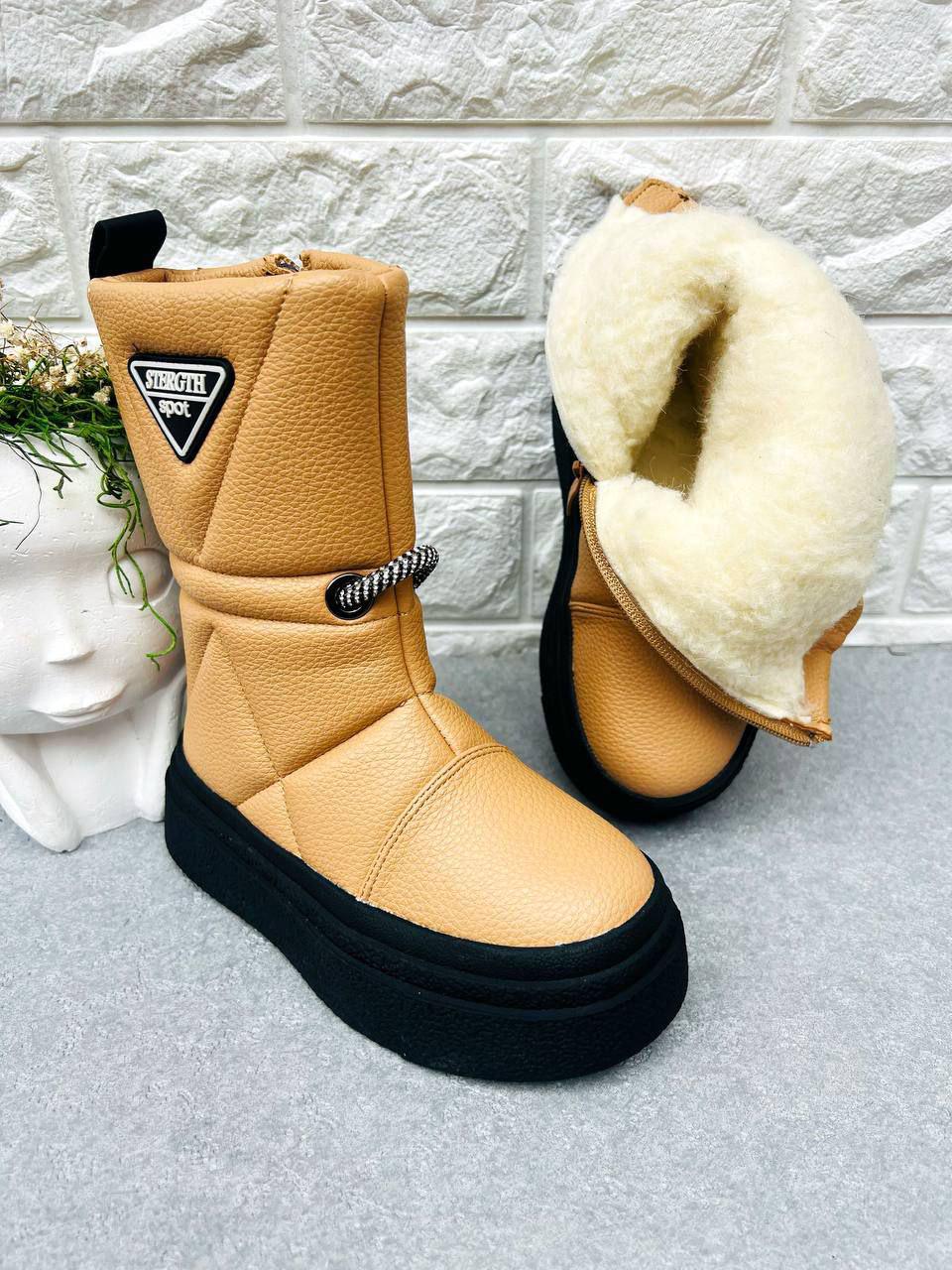 Чоботи для дівчинки зимові Jong Golf 1621 р. 30 18,5 см Жовтий (1621)