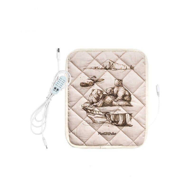 Сидушка-грелка Naturehike NH20FCD15 Polar bear Camping heating pad