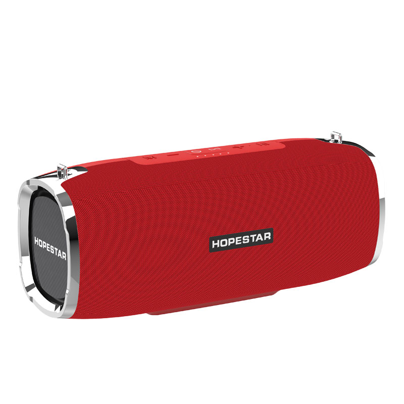 Колонка Hopestar A6-H із вбудованим мікрофоном та функцією УМБ 6000 мАг Red (2a01bc26)