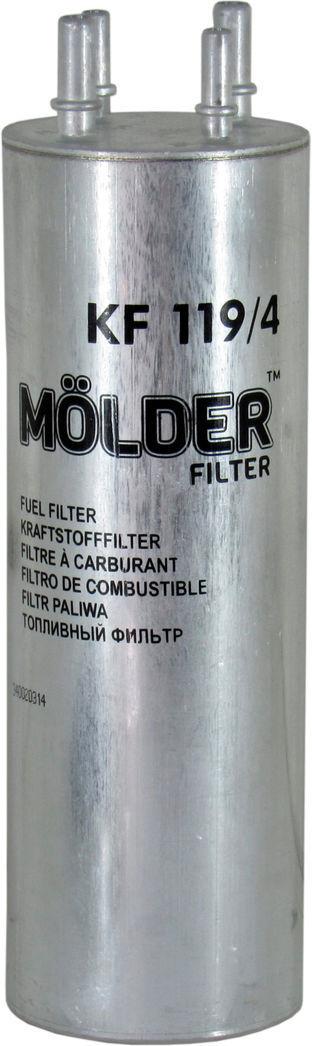 Фильтр топливный Molder VW T-5 с 03 г.в. 1.9TDI/2,0BiTDI 2,0TDI 2.5TDI KF119/4 7H01274017H0127401A7H0127401B7H0127401F