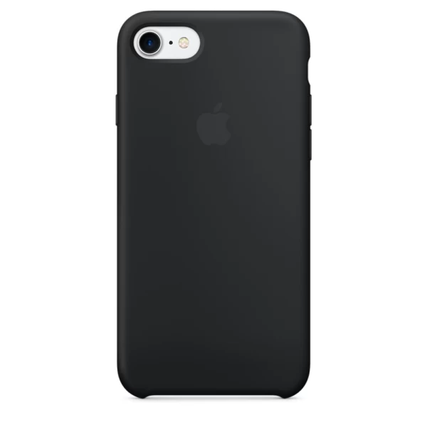Силиконовый Чехол Накладка Silicone Case для iPhone 7/8/SE 2020 Закрытый низ Black Силиконовый Чехол Накладка Silicone Case для iPhone 7/8/SE 2020 Закрытый низ Black