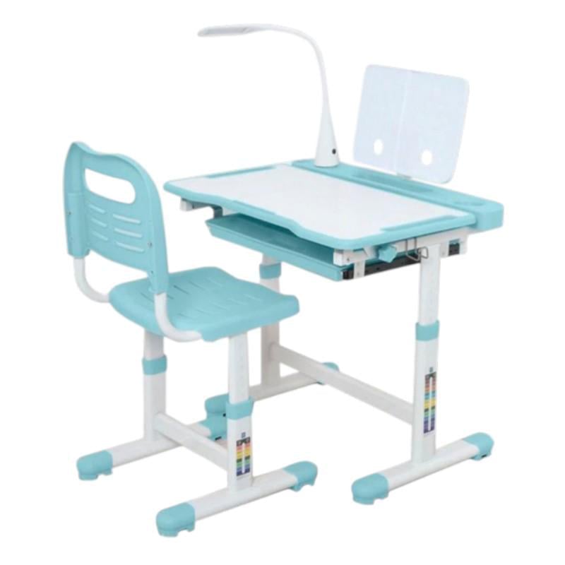 Парта Bambi и стул с регулировкой высоты Голубой (M 5068-12)