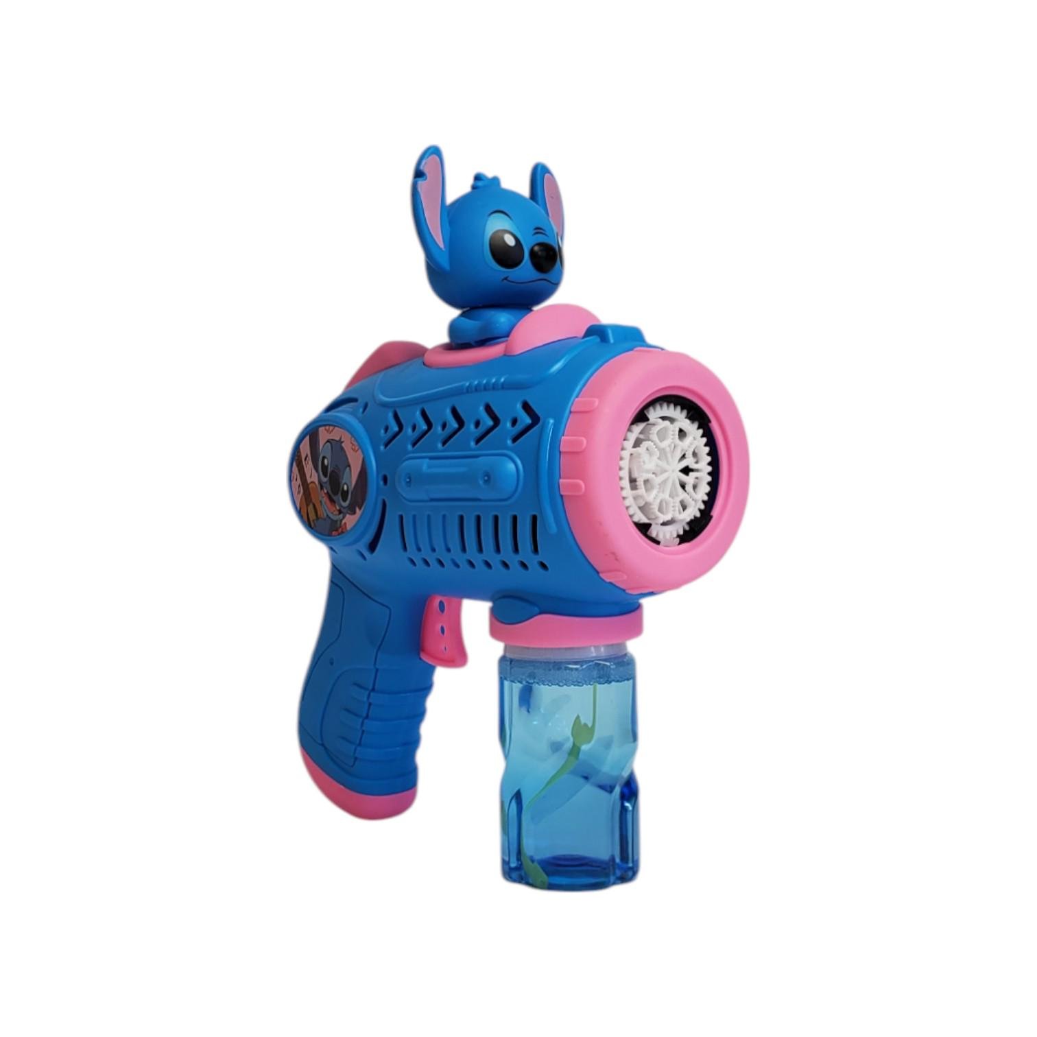 Пістолет для мильних бульбашок Stitch Bubble Gun Синій (WK2011)