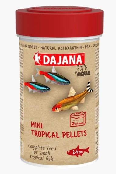 Корм для мальків та дрібних риб Dajana MINI TROPICAL PELLETS 250 мл/130 г (1221918252)