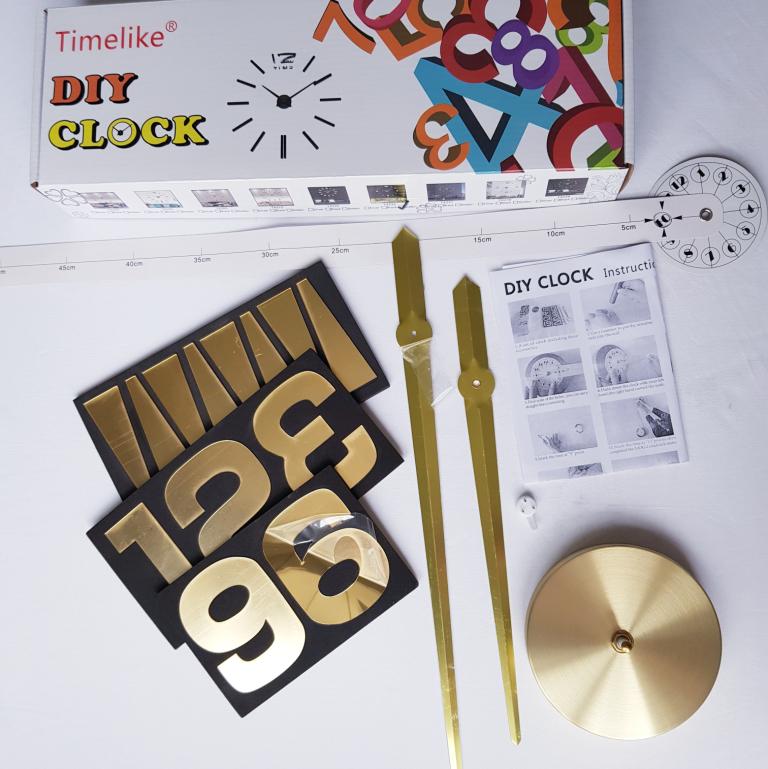 Годинник настінний 3D Timelike Арабські 2 100 см Золотий (1482209) - фото 2 Годинник настінний 3D Timelike Арабські 2 100 см Золотий (1482209) - фото 2