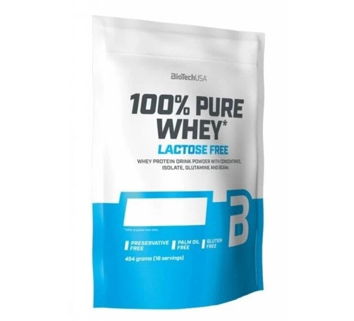 Протеїн Biotech USA 100% Pure Whey 454 г Горіх (BIO-23834) Протеїн Biotech USA 100% Pure Whey 454 г Горіх (BIO-23834)