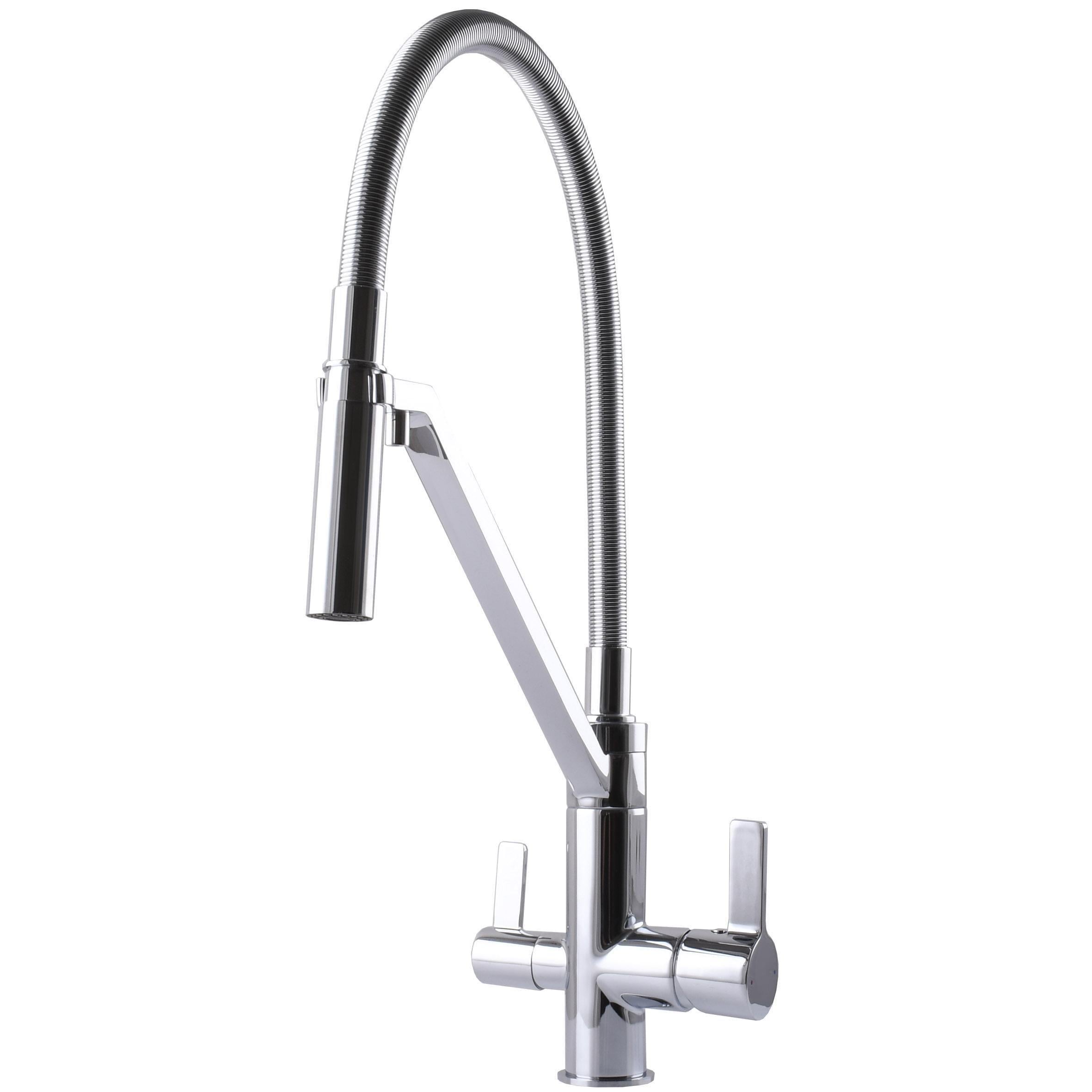 Смеситель для кухни с подключением к фильтру TPZ SARDINIA Chrome (16124)