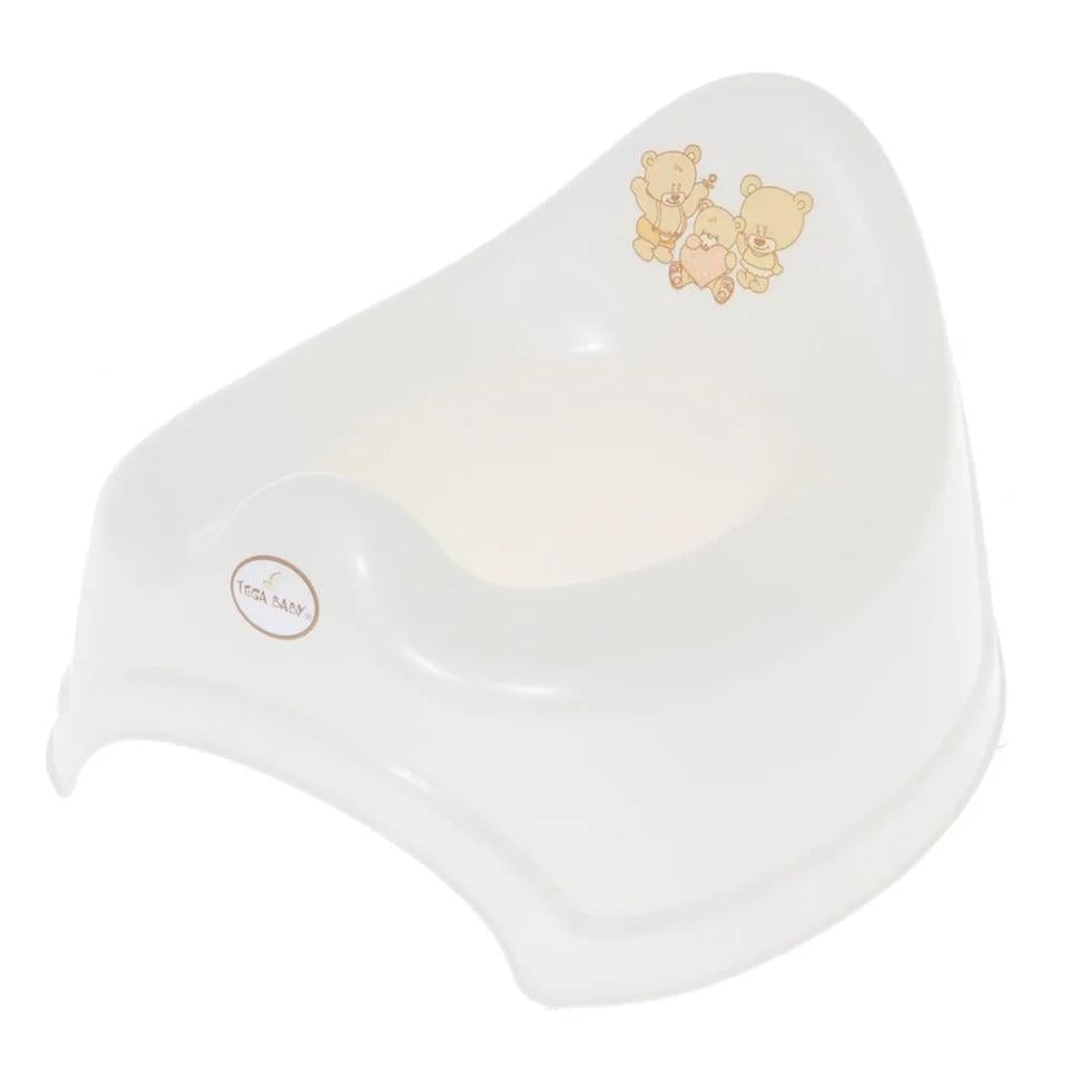 Горщик класичний Tega Baby Ведмеді MS-001-118 Білий (27734536)