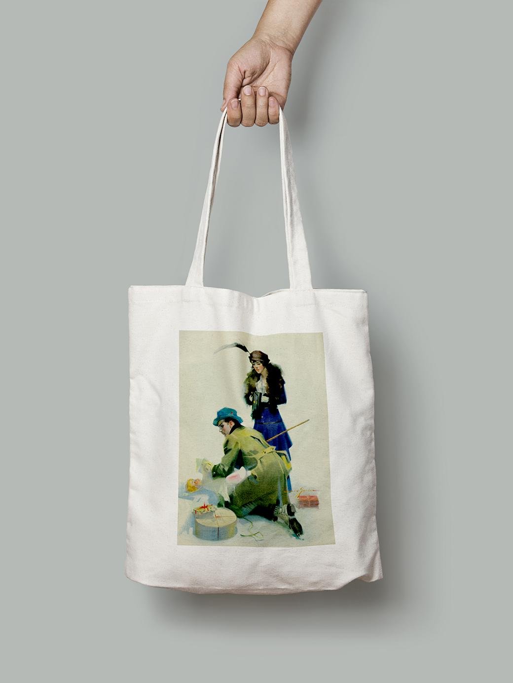 Эко-сумка Помощь даме шопер (FA08052_Bag)