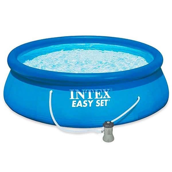 Бассейн надувной Intex 366х76 см 5621 л с фильтр-насосом Blue (28132)