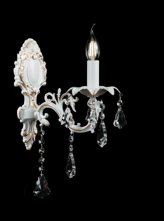 Бра свеча Ray B77592/1 WT+GD (IR005203)