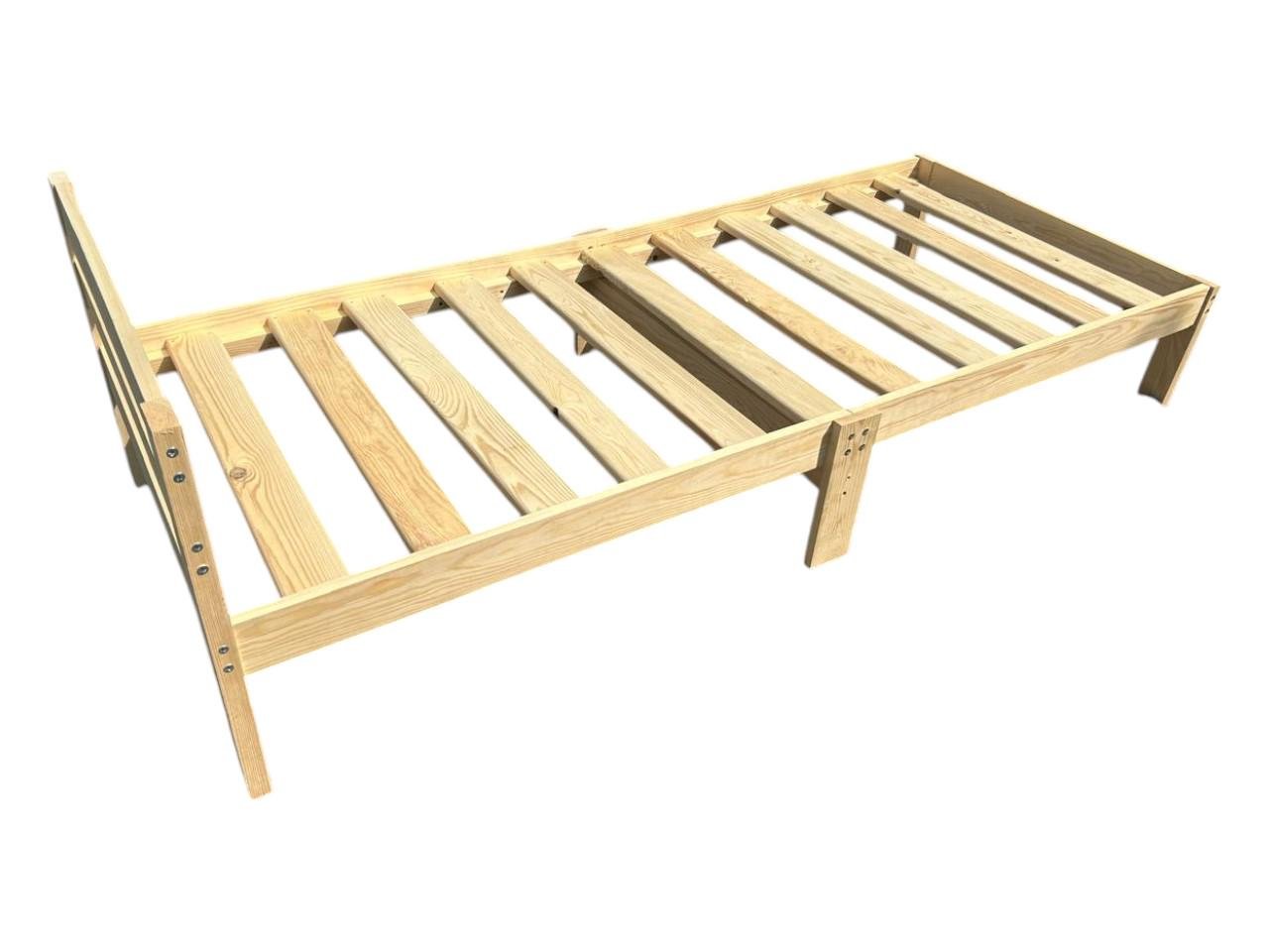 Кровать односпальная деревянная Звездная из массива сосны 90х200 см (26760343) - фото 7