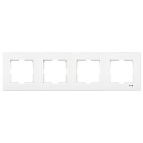 Рамка для розетки Viko Karre 4-на Белый (90960203)