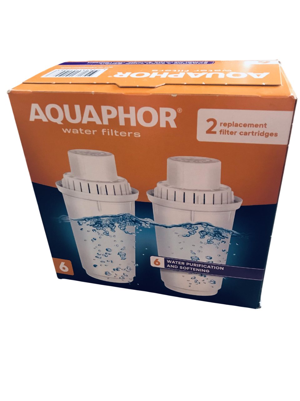 Комплект модулей картриджей Аквафор В6 сменных для фильтра воды 2 шт./уп.
