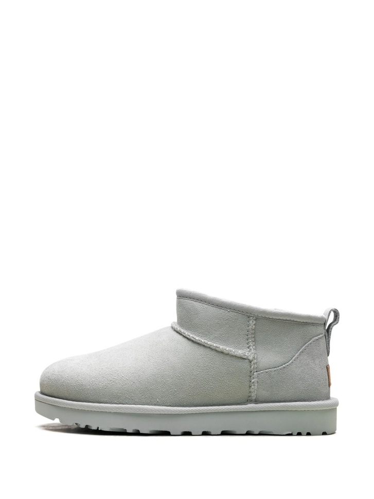 Уги женские UGG Classic Ultra Mini р. 36 Light Grey Suede (12089) - фото 3