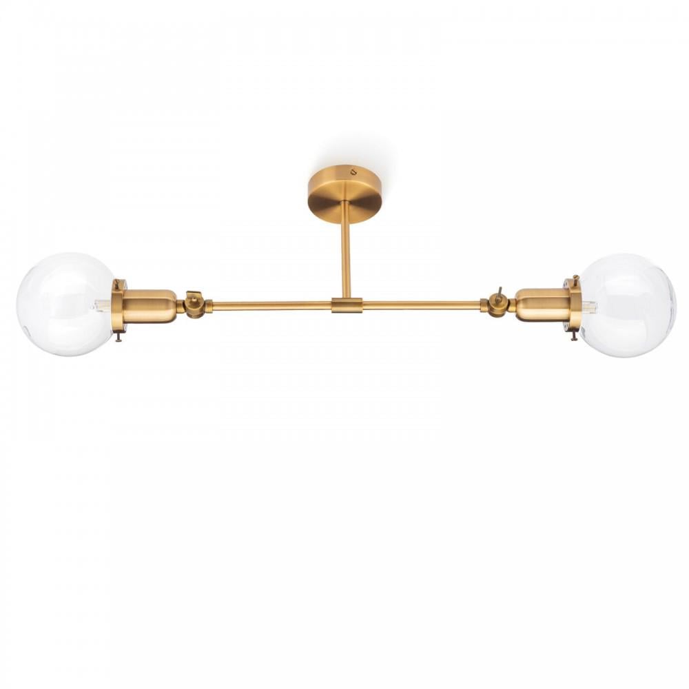 Потолочный светильник Castle Loft Gold со стеклянными плафонами (WL-000501/GOLD)