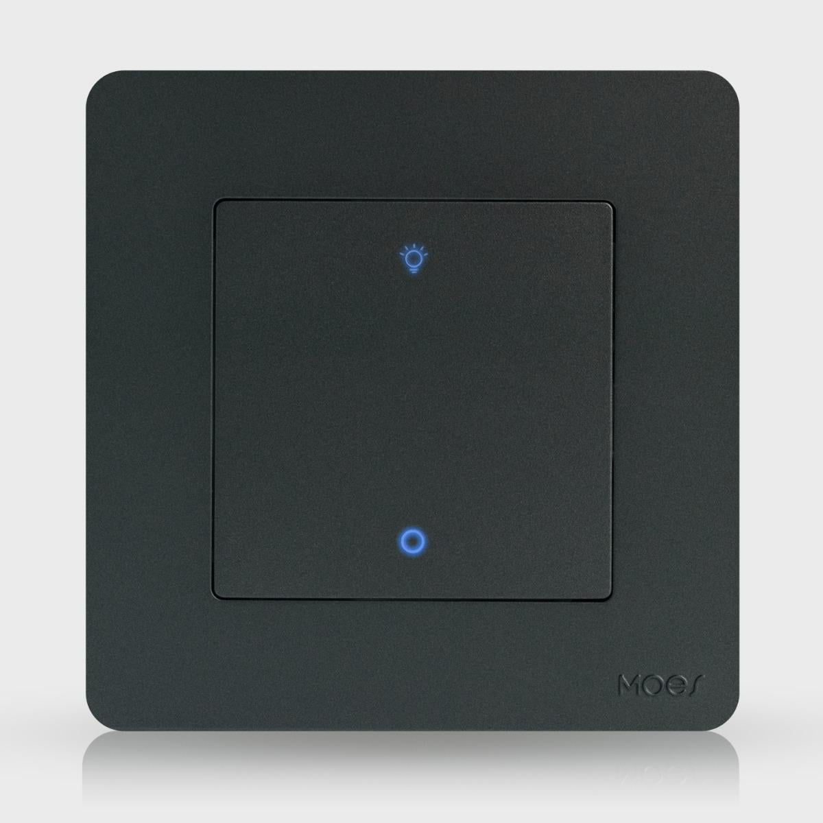 Димер Tuya smart Zigbee Moes Star Ring 1 клавіша Сірий