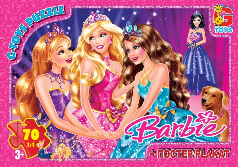 Пазли G-Toys із серії Barbie 70 елементів (MTT-73615)