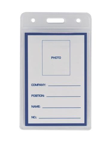 Бейдж вертикальный Buromax 65x109 мм Прозрачный (BM.5403)