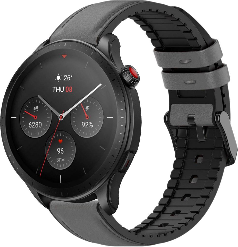 Ремешок кожаный Tamyx для Amazfit GTR 4 Grey (31626-33) Ремешок кожаный Tamyx для Amazfit GTR 4 Grey (31626-33)