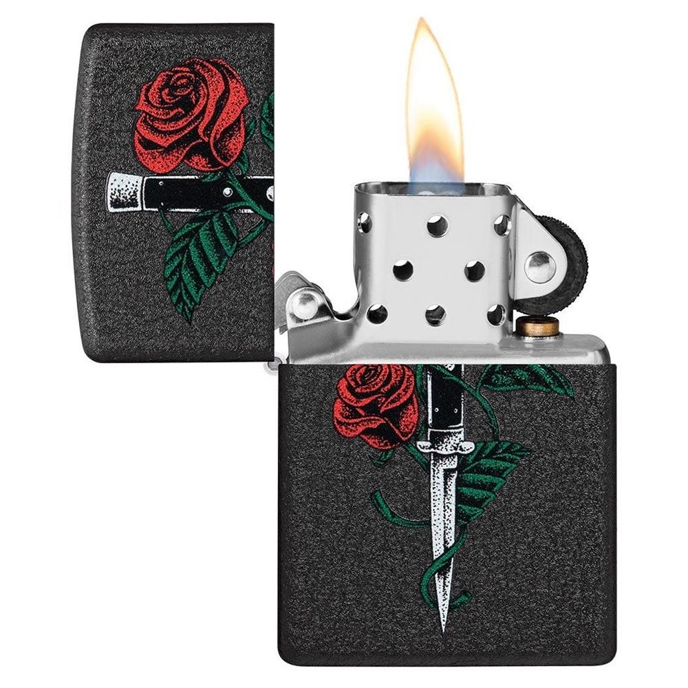 Зажигалка ZIPPO 236 Rose Dagger Tattoo Design - фото 4 Зажигалка ZIPPO 236 Rose Dagger Tattoo Design - фото 4