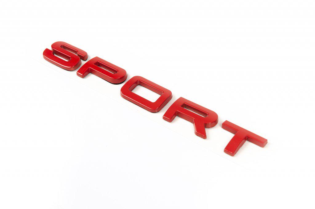 Надпись Sport Davs Auto для Range Rover Sport 2005-2013 гг. abs-пластик Красный