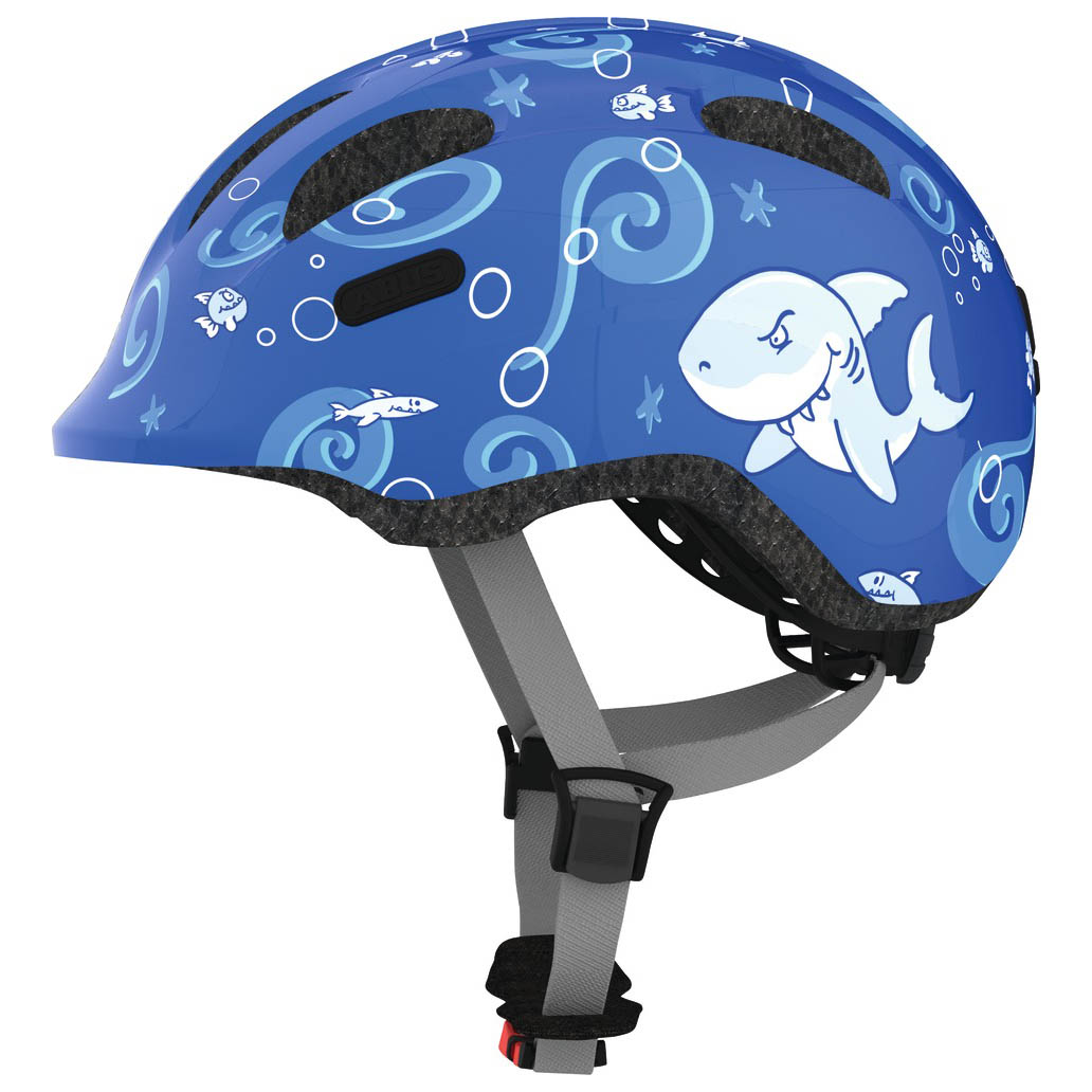 Велосипедний дитячий шолом Abus Smiley 2.0 M 50-55 Blue Sharky