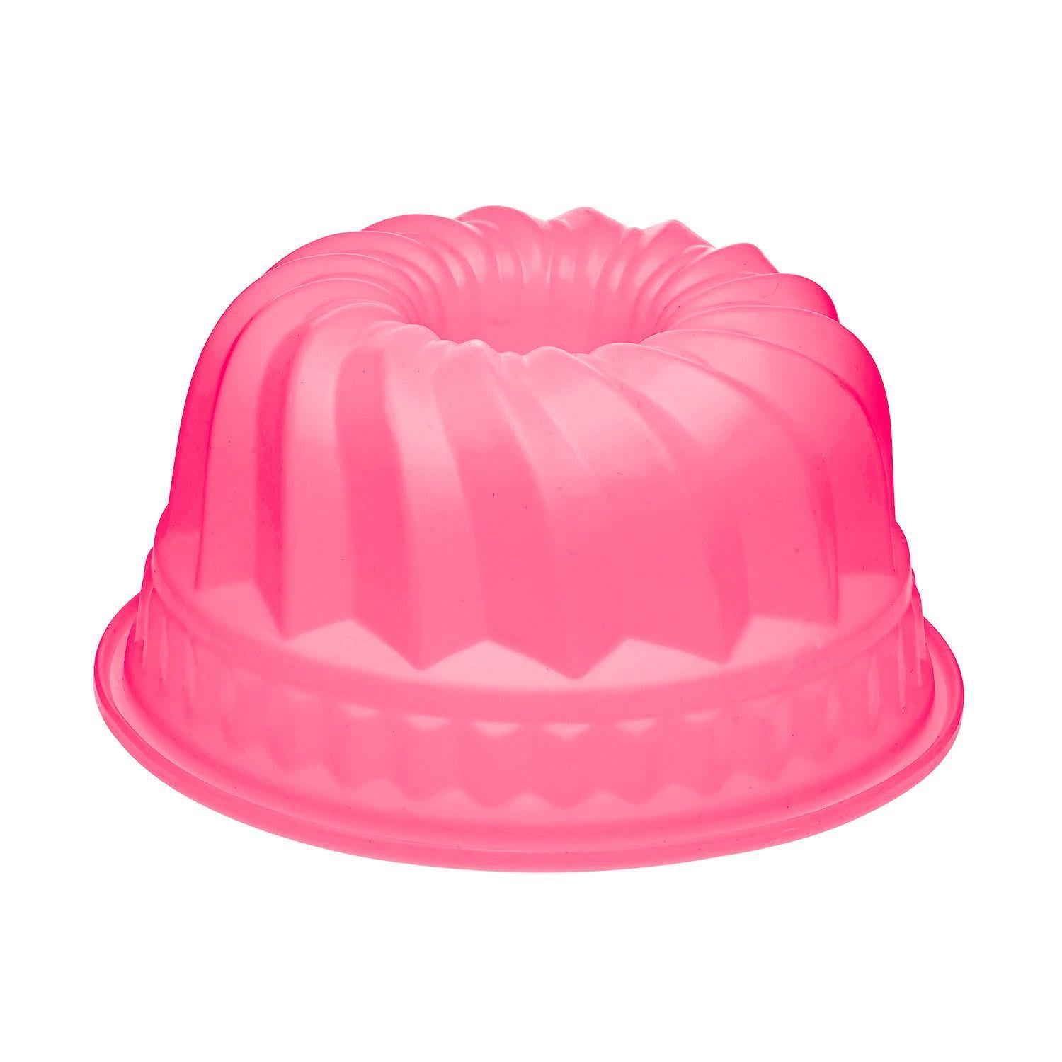 Форма силиконовая для выпекания с втулкой 23,2x10,9 см Розовый (84809)