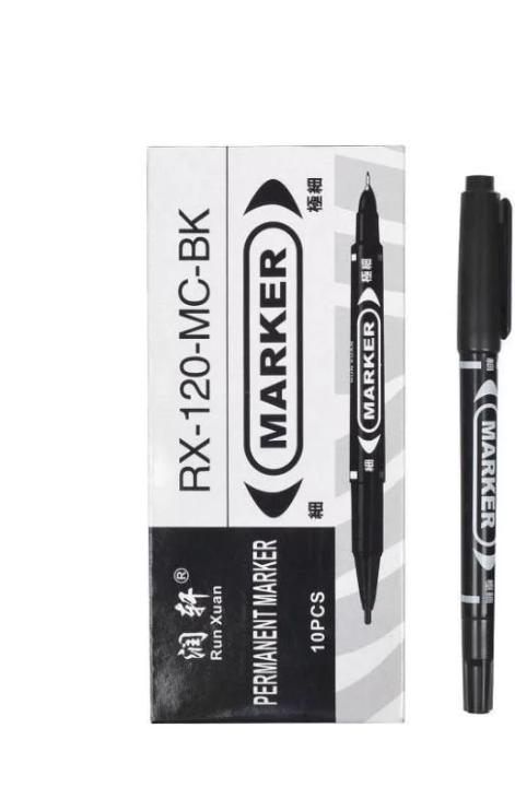 Маркер перманентный Bambi на спиртовой основе Черный (WM-231-M-15)