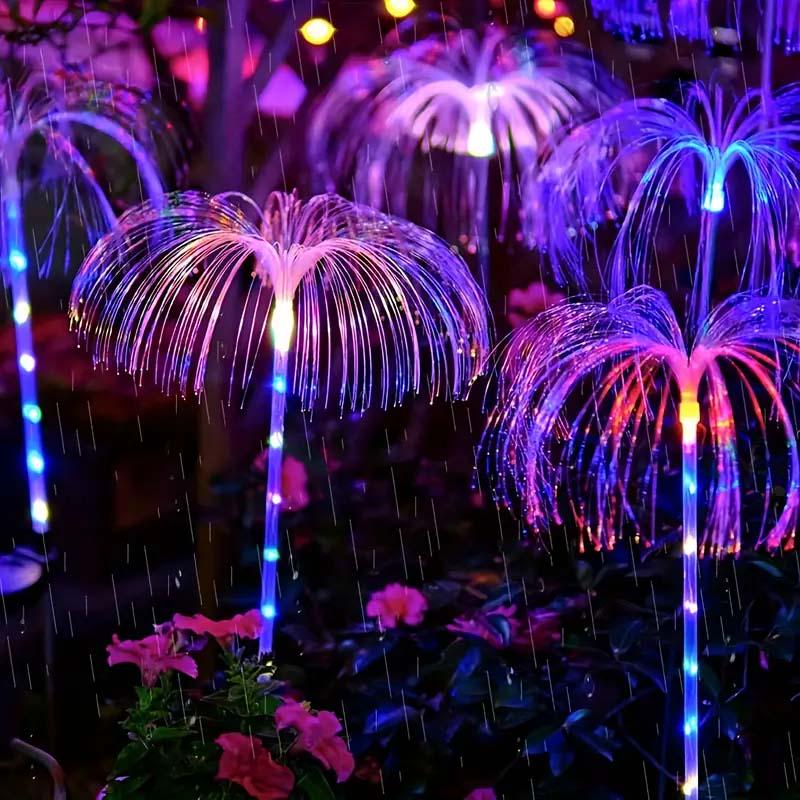 Светильник на солнечной батарее садовый Медуза RGB 80 см Разноцветный (1000-ZB-72) - фото 2 Светильник на солнечной батарее садовый Медуза RGB 80 см Разноцветный (1000-ZB-72) - фото 2