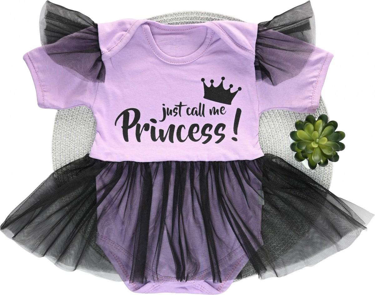 Боди-платье Dexter's Princess 68 см Фиолетовый