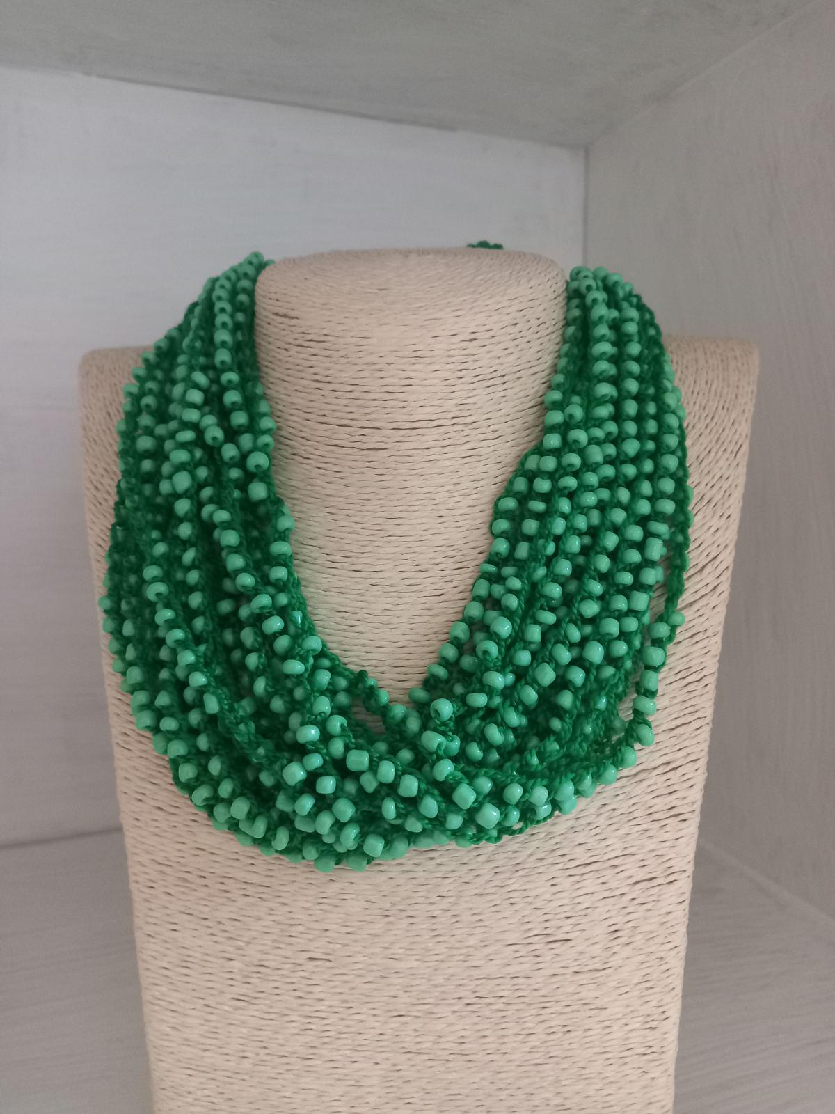 Бусы из бисера ручной работы Аксессуар к одежде (28444551) - фото 2