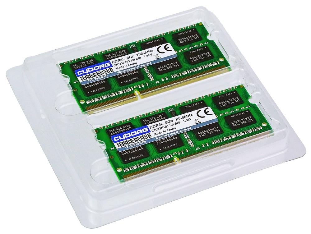 Оперативная память DDR3L SDRAM 16Gb 1866MHz для ноутбука 1.35 v 16384MB PC3L-14900 CKD3F18T13LS/16