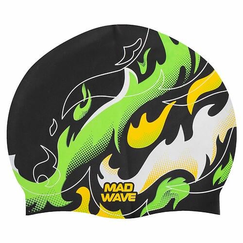 Шапочка для плавания для взрослых MD Fire M055452 силиконовая Черный (36252740) Шапочка для плавания для взрослых MD Fire M055452 силиконовая Черный (36252740)