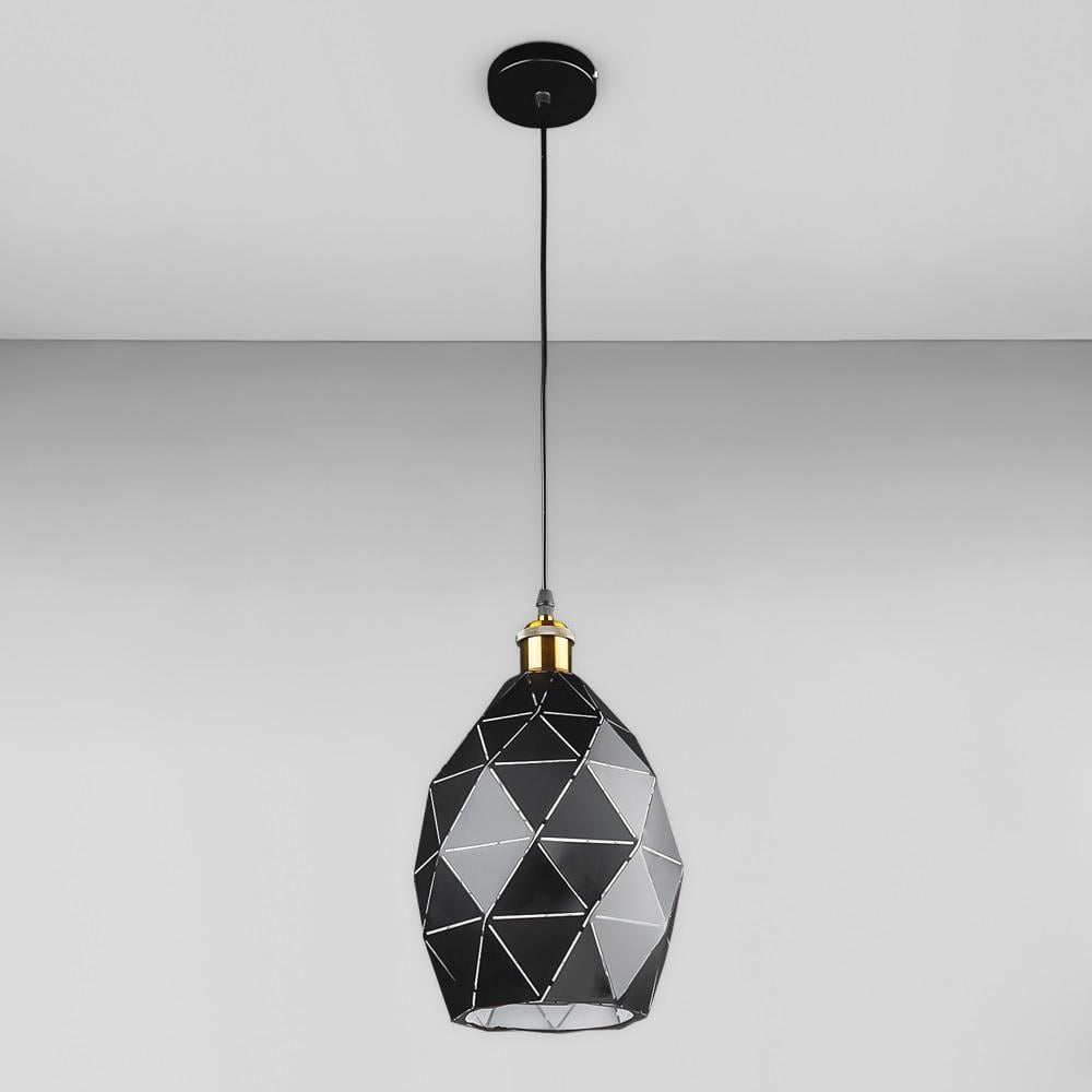 Люстра подвесная лофт Light House DL-19325/1 Черный с белым