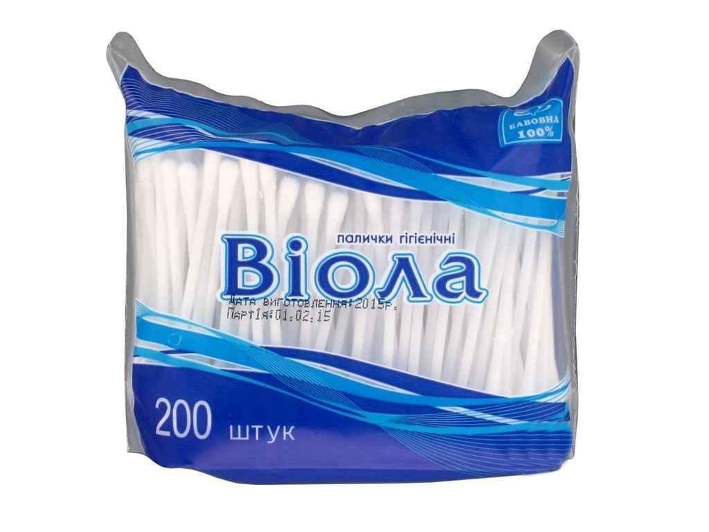 Ватні палички Віола гігієнічні №200