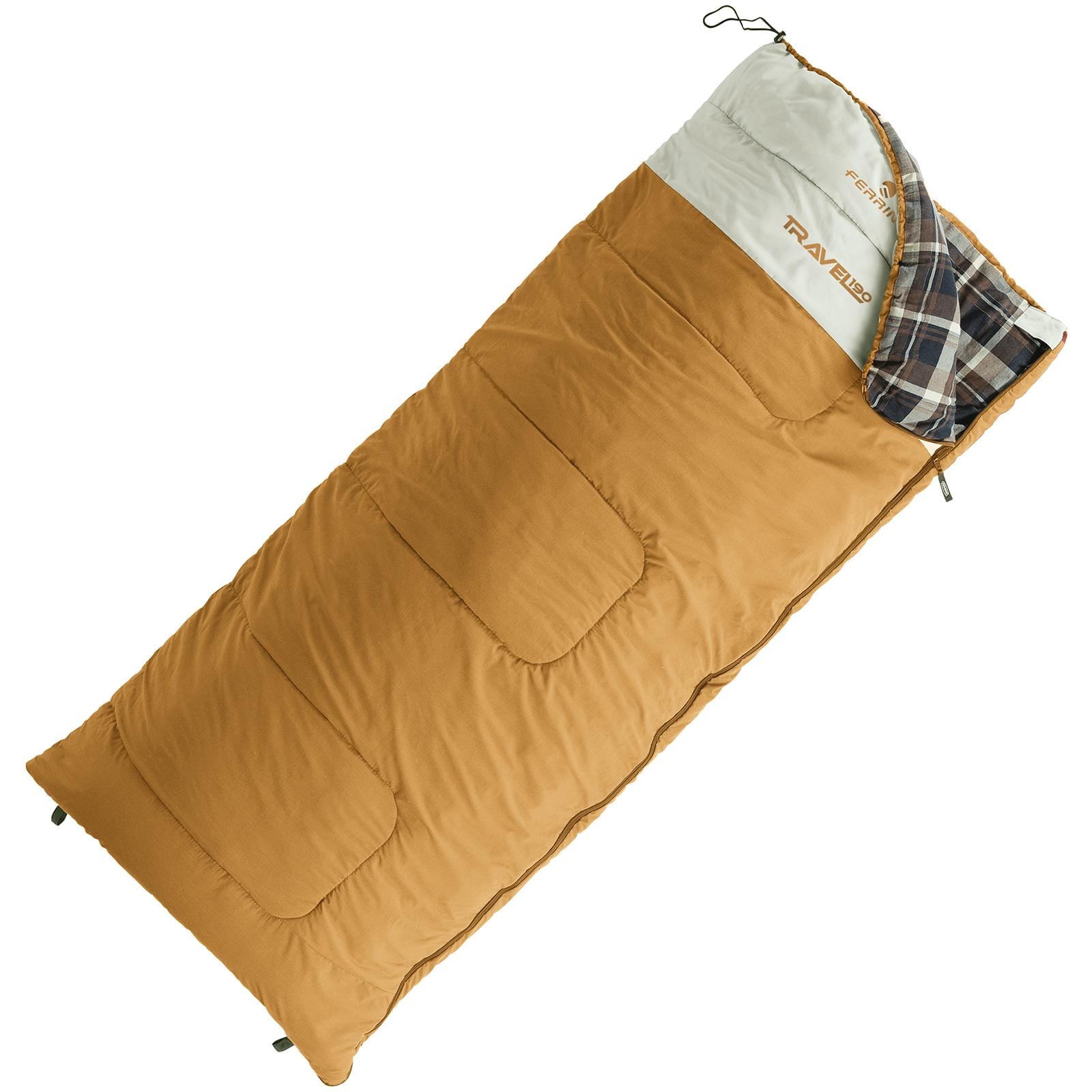Спальный мешок Ferrino Travel 190 +5 °C left Mustard (86352HMM)