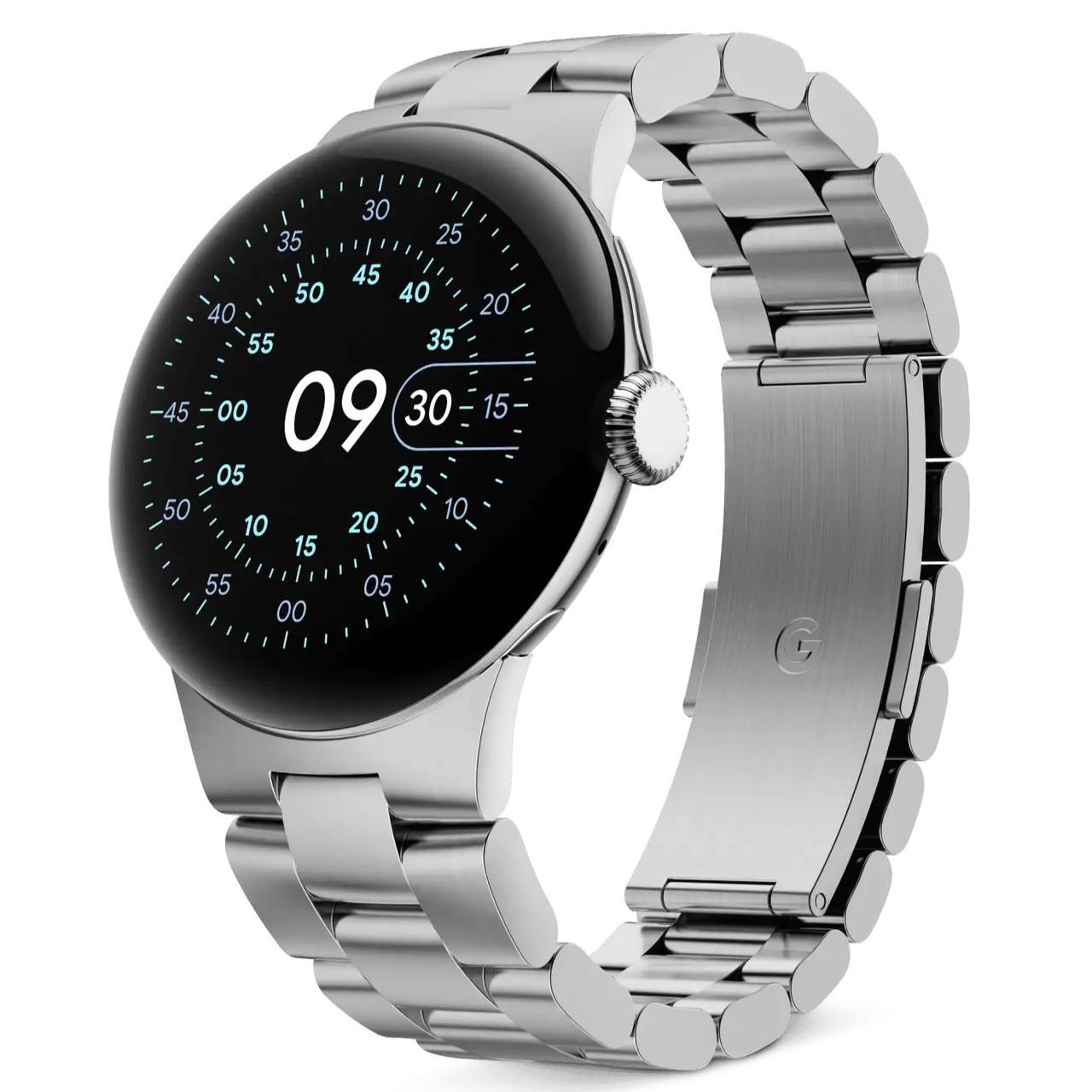 Ремешок Google Metal Links Band для Pixel Watch 1/2/3 Brushed Silver (2360649171) - фото 2 Ремешок Google Metal Links Band для Pixel Watch 1/2/3 Brushed Silver (2360649171) - фото 2